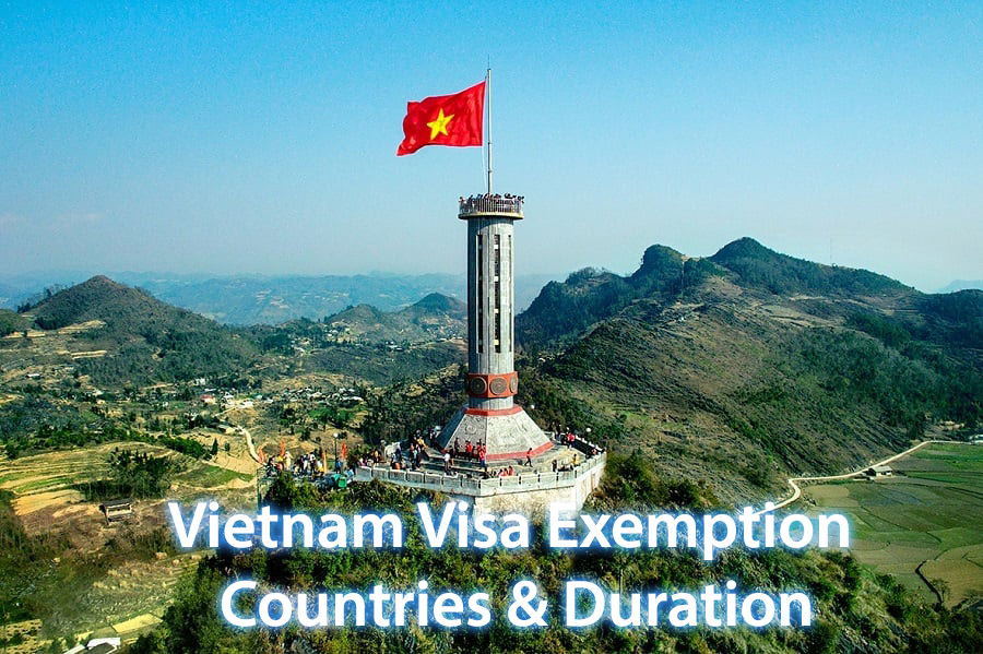 Vietnam visa exemption – Vietnam visa-free countries list