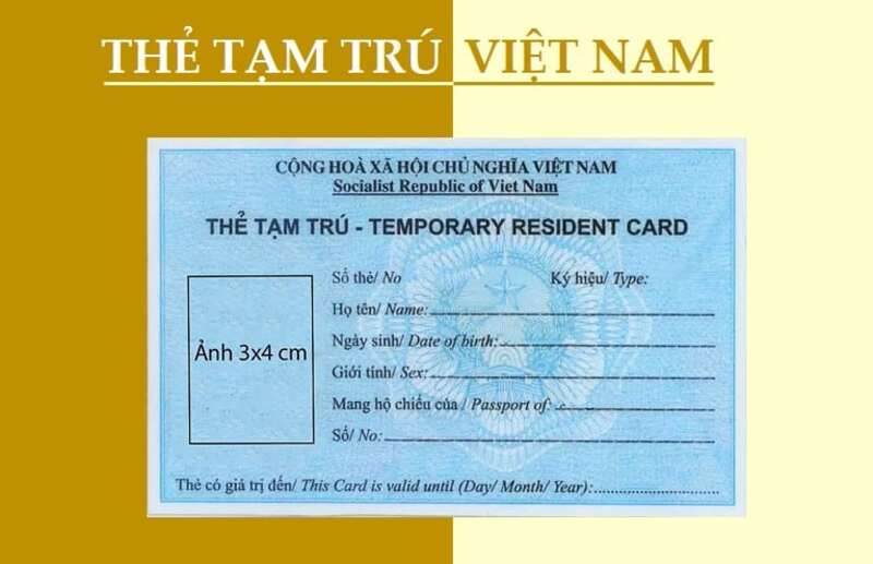 Vietnam temporary residence card