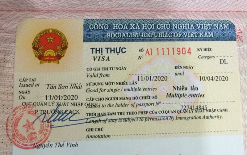 Vietnam work visa